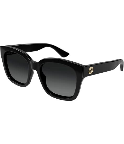 gucci rectangle frame glasses|Gucci minimal 54mm square sunglasses.